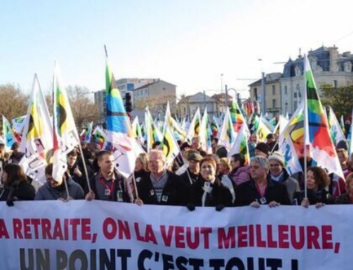 Grève et manifestations interpro. mardi 31 janvier – Marseille, départ de la manifestation 10h30 Vieux Port – Rendez-vous Bas de la Canebière