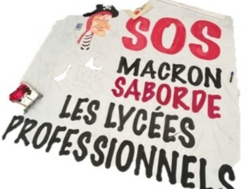 Lycées professionnels : grève le 17 novembre – Rassemblement à Marseille à 10h30 devant la Mairie sur le quai du Vieux Port